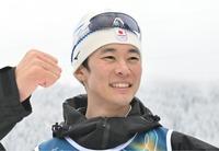 ミラノ・コルティナ五輪スキー複合に出場した山本涼太＝テーゼロ（本社米川貴啓）