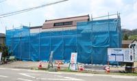 麻績村が改装工事を進める空き店舗