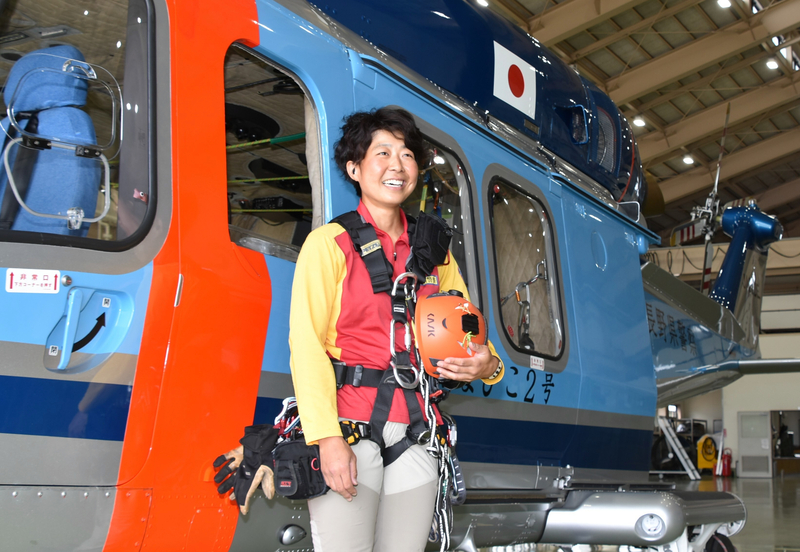 女性で初､登山経験ゼロから始めた34歳が長野県の遭難救助ヘリ部隊に