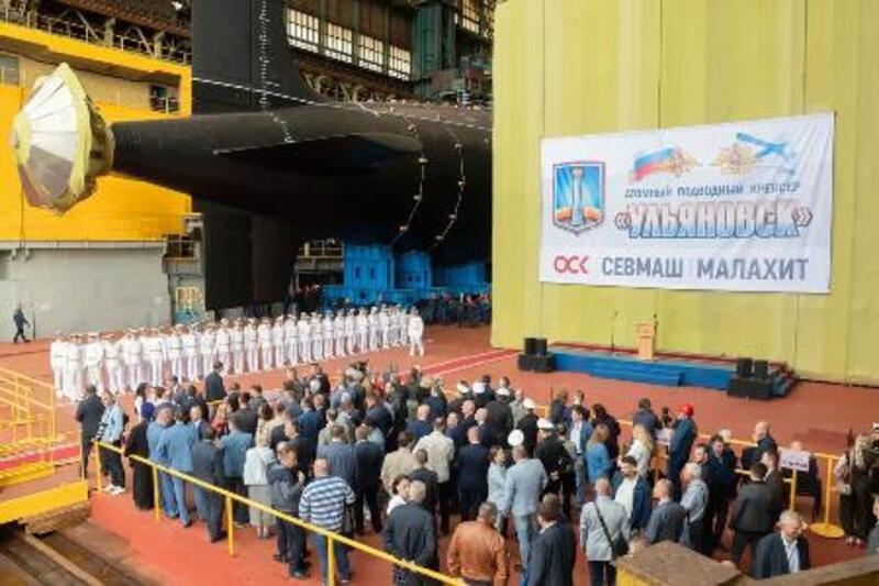 ロシア、最新鋭の原潜の進水式 北方艦隊配備へ｜信濃毎日新聞デジタル