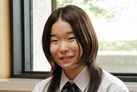 全中水泳競技大会出場を報告した土屋さん
