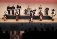 南信サテライト会場を盛り上げた下條歌舞伎保存会の舞台