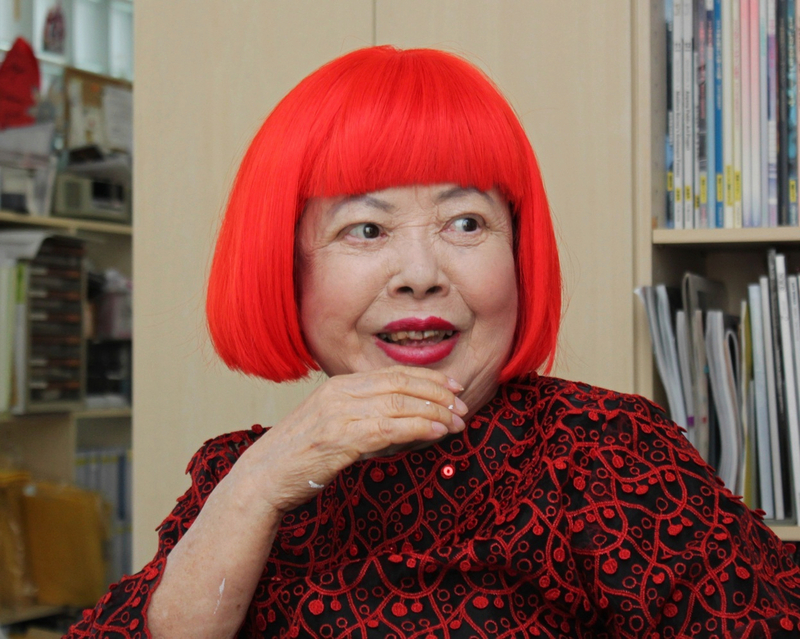 草間彌生さんを悼む―目覚ましい芸術の数々世界に 「初めまして。草間