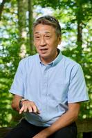 　「気性が荒く、人を寄せ付けなかったサンデーサイレンスも印象に残っている」と話す長瀬智之さん