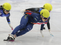 女子1000メートルで2位に入った関口綾野