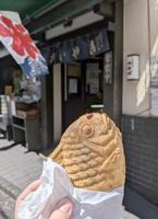 　「たいやき　わかば」のたい焼き＝東京都新宿区
