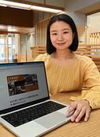 根羽村公式noteの編集を担当し、村の暮らしを発信している金辺茄菜さん