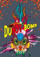 　田名網敬一「DO　NOT　BOMB」（2024年）（（C）Keiichi　Tanaami．　Courtesy　of　NANZUKA）（提供写真）