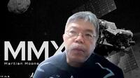 　オンラインでインタビューに応じるJAXAの川勝康弘プロジェクトマネージャ