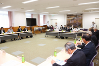 阿南病院で開いた運営懇談会