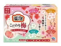 　アース製薬の「温泡　こだわり梅　20錠入」