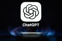 　米オープンAIのチャットGPTのロゴ（ゲッティ＝共同）